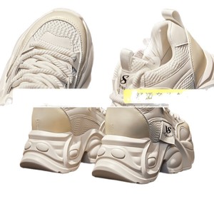 Zapatillas de Plataforma con Alzas Invisibles de 9cm, Ligeras y Duraderas, con Parte Superior de PU Artificial, para Mujer, Primavera-Verano - Product Image 5