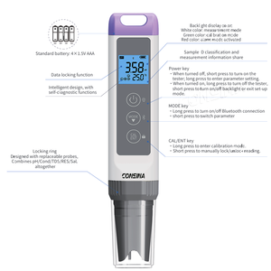 เครื่องมือทดสอบคุณภาพน้ำ <span class=keywords><strong>PH</strong></span> เครื่องวัดค่า <span class=keywords><strong>pH</strong></span> แบบพกพาดิจิตอลความแม่นยำสูงเครื่องวัดค่า <span class=keywords><strong>pH</strong></span> ในครัวเรือน - Product Image 2
