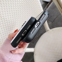 Étui de téléphone portable 3D classique rétro Gameboy, étui en TPU+PC, étanche, résistant à la saleté, design brillant, étui rechargeable de luxe