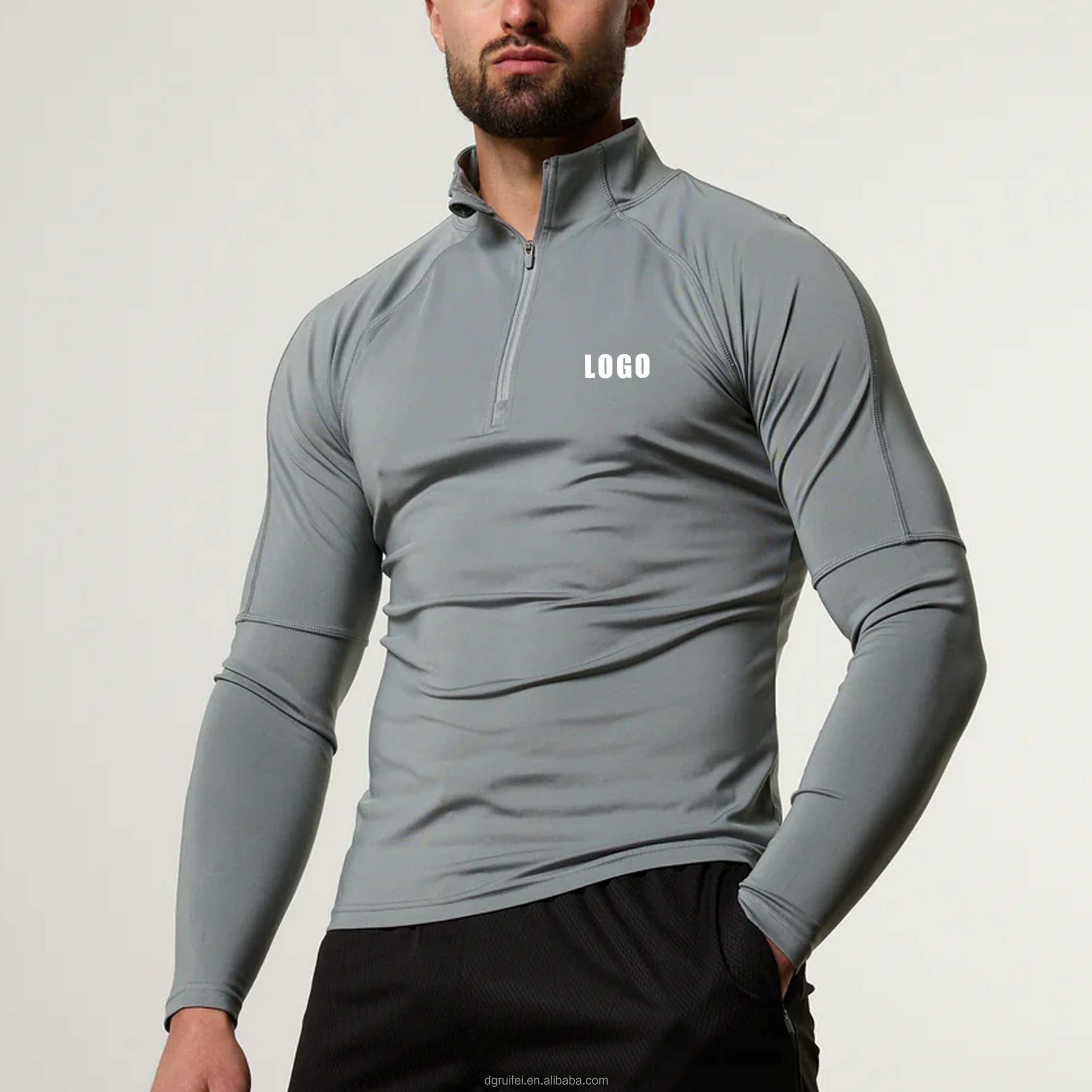 Zip-up Gym Custom Shirt