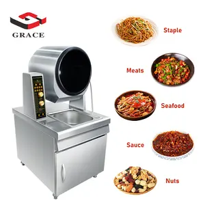 Macchina da cucina automatica per agitazione automatica del Wok del ristorante GRACE-Gas elettrico