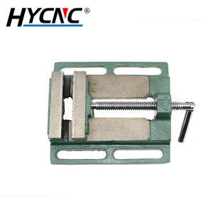 Hongyang Độ chính xác cao 100mm mini Hướng dẫn sử dụng băng ghế dự bị Chuck khoan cố định gang Vise Kìm phẳng đa công cụ chế biến gỗ máy móc - Product Image 6