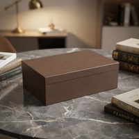 Boîte rigide personnalisée à ouverture latérale magnétique, boîte artisanale pour sachets de thé, pour cigares
