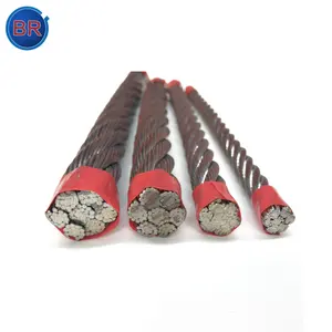 Corda de fio de aço para encadernação, alta qualidade, 316 inoxidável, 6*19, 12mm, 16mm, preço de fábrica