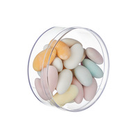Boîte d'emballage transparente en acrylique de qualité alimentaire pour biscuits, bonbons, petits bijoux, maquillage, poudre de beauté, houppettes à poudre