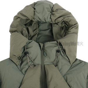 Usa Hot Sale Custom <span class=keywords><strong>Logo</strong></span> Gedrukt Tactische Winter Warme Puffer Jassen Capuchon Streetstyle Met Letter Patroon - Product Image 3