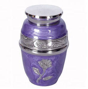 Recuerdo de metal de estilo europeo para aplicación de cenizas de cremación de bebés - Product Image 4