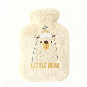 Bouillotte en peluche douce et épaisse en fausse fourrure de lapin, motif dessin animé mignon, pour réchauffer les mains en hiver, usage général - Product Image 3