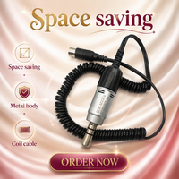 Pièce à main à brosse de type E 35000 tr/min SDE M33ES, micromoteur en acier inoxydable, poignée professionnelle portable pour manucure, STRONG 108E
