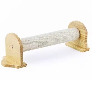 Venta al por mayor gato rascador árbol montado en la <span class=keywords><strong>pared</strong></span> gato Sisal estante juguetes gato escalada rascador - Product Image 4
