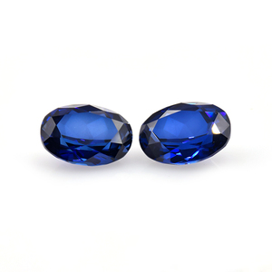<span class=keywords><strong>Piedras</strong></span> de color azul oscuro sueltas de zafiro azul cultivadas en laboratorio de alta calidad al por mayor - Product Image 6