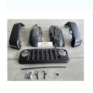 Accessoires extérieurs de voiture ancien à nouveau bodykit calandre et évasement d'aile pour <span class=keywords><strong>Jeep</strong></span> <span class=keywords><strong>Wrangler</strong></span> JK à JL - Product Image 1