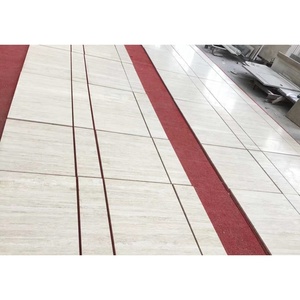 Dalles de travertin naturel pour l'extérieur, revêtement de sol, carrelage, beige clair Navona, travertin pour piscines - Product Image 5