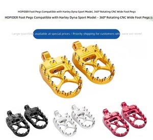 Pedane Universali in Lega di Alluminio Modificate Anteriori/Posteriori per -<span class=keywords><strong>Davidson</strong></span> XL883 1200 X48 & <span class=keywords><strong>750</strong></span> Dyna Softail Fat Boy - Product Image 3