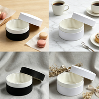 Tapa de cartón para caja de pastel, ecológica, biodegradable, de papel blanco, para empaque de chocolate, pasteles de frutas, snacks y patatas fritas