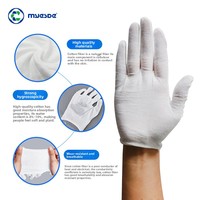 Vente directe usine – Gants de travail blancs en pur coton, respirants, fins, longueur opéra, texture lisse, sans silicone, sans poudre