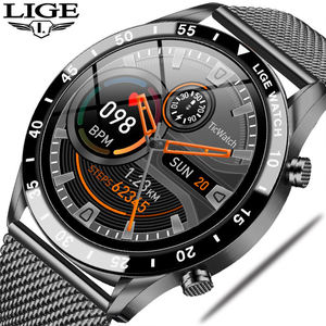 Reloj Inteligente <span class=keywords><strong>Lige</strong></span> BW0189 con Pantalla Táctil Completa, Nuevo Modelo 2025, para Hombre, con Llamadas, Resistente al Agua <span class=keywords><strong>IP67</strong></span>, Monitor de Actividad Física y Deportiva, para Android e IOS - Product Image 1