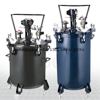 Réservoir de distribution de colle liquide en acier inoxydable 304 de 10L, 20L, 30L, 40L, 50L, 60L, avec régulateur de pression et mélangeur pour peinture automatique
