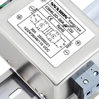 Filtre EMI DC SNXRON CW4L2 pour rail DIN européen, 12V/24V/48V/110V, section simple ou double, anti-interférences, fabriqué en Chine