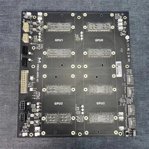 บอร์ดฐาน GPU แบบ 4 การ์ด V100 SXM2 ความเร็วเต็ม 300GB/s บอร์ดฐาน V100 SXM2 ไปยัง Pcie รองรับ NVLINK อะแดปเตอร์บอร์ดแบ็คเพลน - Product Image 1