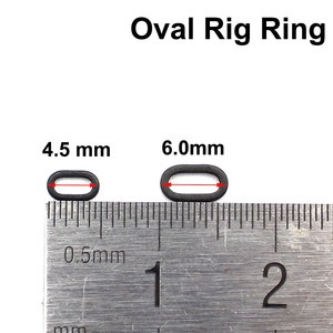 Accessoires de pêche à la carpe Anneaux Rond Ovale Tear Drop Hair Rig Blow Back Rig Micro Ring Terminal End Tackle Equipment - Product Image 2