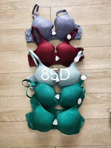 Sujetador con relleno para mujer, talla grande, <span class=keywords><strong>copa</strong></span> grande, 75-85 <span class=keywords><strong>C</strong></span> D, negro - Product Image 4