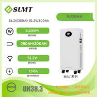 Système de stockage d'énergie photovoltaïque pour usage domestique et commercial, interface tactile, protection BMS réglable, parallèle 16 unités