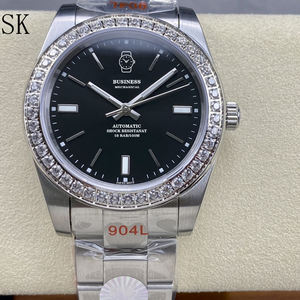 Montres-bracelets d'affaires en acier inoxydable 904L 41mm saphir mouvement automatique mécanique pour hommes - Product Image 4