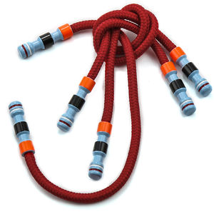 أزياء الجملة Oem النحاس مخصص شعار مطبوع Drawcords رباط الحذاء المعادن Aglet طرف لهودي سلاسل أحذية رياضية - Product Image 6