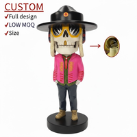 Figurines de bureau personnalisées en résine style réaliste, poupées bobblehead de 7 pouces, figurines humaines OEM ODM, statues bobblehead personnalisées