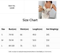 En stock Nouveauté 2026 Haut corset pour femme en dentelle à motif floral 3D, broderie en maille, avec armatures et corset à baleines à nouer