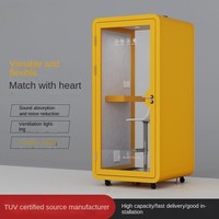 Cabine de bureau insonorisée portable extra haute en acier moderne JINS pour hôtels et écoles