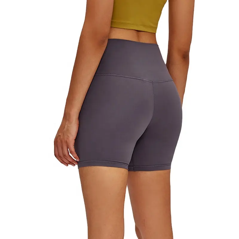 Passen Sie Yoga-Shorts eng anliegende Stretch-Trainings-<span class=keywords><strong>Sport</strong></span>-Hot pants für Frauen mit hoher Taille an