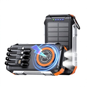 <span class=keywords><strong>Power</strong></span> Bank Solare Magnetico da 30000mAh con Ricarica Wireless, Resistente all'Acqua, all'Umidità e alla Polvere, per Ricarica Rapida all'Aperto - Product Image 1