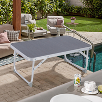 Table d'ordinateur portable pliante portable Offre Spéciale Mobilier d'extérieur au design moderne pour pique-nique et camping