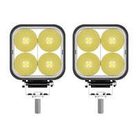 DXZ H-MINI-F-4 3 pouces 4 LED Phare de travail à faisceau spot 12-28V Blanc pour camion 4x4
