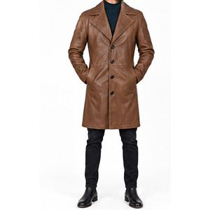 Wholesale Solid Color <b>Men</b> Casual Winter Warm Leather <b>Coat</b> <b>Men</b> New Winter Fashion Leather Winter <b>Coat</b> <b>For</b> <b>Men</b> Regular Sleeve - Product Image 6