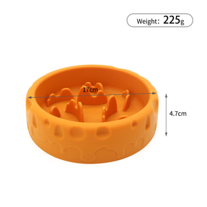 Bol pour chien en silicone <span class=keywords><strong>de</strong></span> qualité alimentaire, bol anti-étouffement à ventouse antidérapante, bol pour manger lentement pour chat, accessoires pour animaux <span class=keywords><strong>de</strong></span> compagnie - Product Image 5