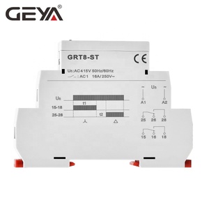 รีเลย์ตั้งเวลาสตาร์ทมอเตอร์แบบสตาร์ทเดลต้าสำหรับปั๊มน้ำ GRT8-ST DPDT  แบบ AC/DC 12-240V  พร้อมฟังก์ชั่นหน่วงเวลา  ขนาดเล็ก ป้องกันน้ำ  16A ได้รับมาตรฐาน CE CB - Product Image 4