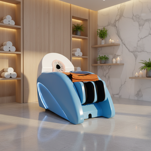 Zero Gravity Automatic Massage <b>Sponge</b> Waterproof Hair Washing Head Spa Salon Shampoo <b>Bed</b> - Product Image 1