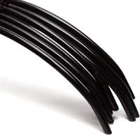 Cintres à linge en métal à arc circulaire gain de place en caoutchouc antidérapant Pvc cintre