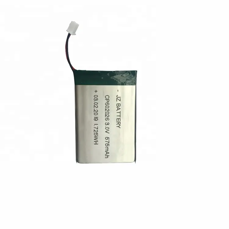 Low Price 3V 575Mah Ultra Thin CP602026 Thin-Flim Limno2 Battery Sell For ID Card