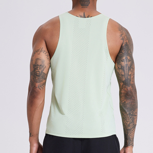 Chaleco Deportivo Informal para Hombre, Transpirable, de Secado Rápido, Sin Mangas, Tejido Elástico de Malla para Correr, Hacer Ejercicio y Entrenamientos - Product Image 2