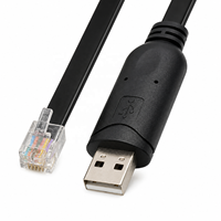 Câble de communication FTDI FT232RL USB UART TTL vers RJ12 6P6C pour monture Skywatcher AZ, liaison PC, contrôle PC, câble plat EQMOD