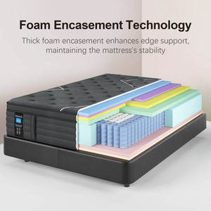 <span class=keywords><strong>Matelas</strong></span> de sommeil orthopédique de haute qualité, ressorts, 30 cm, fermeté extra douce, taille personnalisée, rafraîchissant et de soutien optimal - Product Image 4