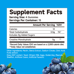 Private Label Creatine Monohydrate BCAA <strong>Gummies</strong> 5000mg Adult <strong>Pre</strong> <strong>Workout</strong> Sports Nutrition Fitness Energy Booster Muscle Growth - Product Image 6
