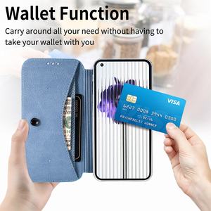 Nueva innovación precio de fábrica al por mayor tarjetero TPU + PU Funda de cuero para teléfono móvil para Nothing Phone 1 funda protectora - Product Image 4