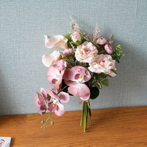 Bouquet de fleurs artificielles Natsume Harukawa, rose en plastique CF01585, décoration d'intérieur, accessoires de mariage - Product Image 3
