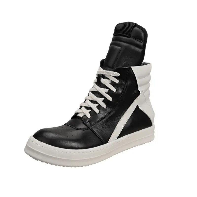 2023 high quality ladies genuine leather shoes men high tops fashion luxury designer casual shoes