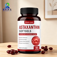 Capsules de Gélules Molles d'Astaxanthine pour Adultes en Gros 12mg 24mg Personnalisables Marque Privée OEM